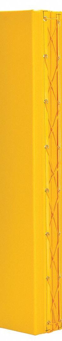 APPROVED VENDOR Column Protector: 4 in, 4 in, 4 in, 4 in, Square, 4 in Compatible Column Dia, Vinyl (MPN V-PAD-S-64-Y). Key specifications — Color: Yellow; Maximum Compatible Column Length: 4 in; Minimum Compatible Column Length: 4 in; Brand: APPROVED VENDOR; Material: Vinyl.