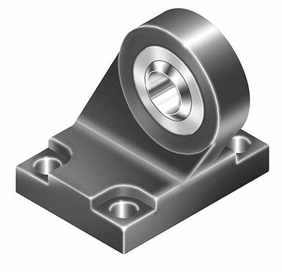 SPEEDAIRE Cylinder Mounting Hardware: Pivot Bracket, Fits 50 mm Bore Dia, 65 mm Overall Lg - Pivot & Eye Mounting Hardware