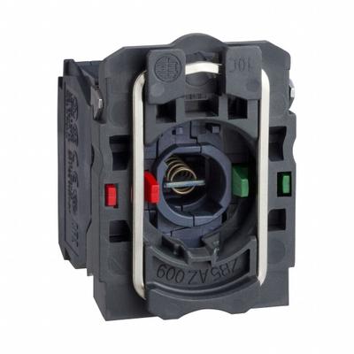 SCHNEIDER Lamp Module and Contact Block: 22 mm Panel Mounting Size, 1NO/1NC - Contact & Light Block Assemblies