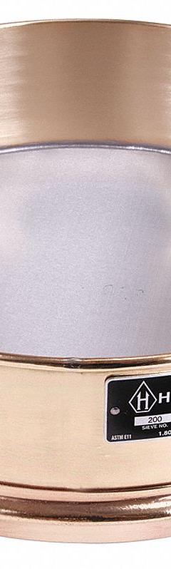 APPROVED VENDOR Standard Stainless Steel Cloth Test Sieve: Stainless Steel, 7 7/8 in Outside Dia (MPN 5JCJ7). Key specifications — Screen Material: Stainless Steel; Brand: APPROVED VENDOR; Frame Material: Brass; Standards: ASTM E11; US Standard Screen Size: 28,000 micron.