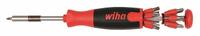 WIHA Multi-Bit Screwdriver: Phillips/Pozidriv/Slotted/Square/Torx Tip, 24 Tips, 9 in Overall Lg (MPN 77791). Key specifications — attr1205339: Phillips: #0 + #1 + #2 + #3; attr1205303: WIHA.