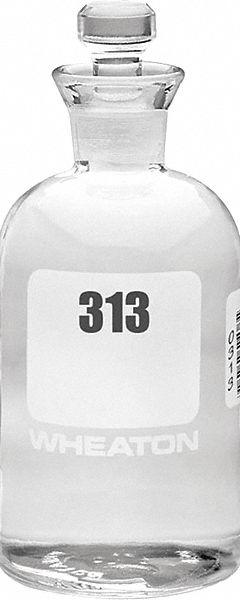 WHEATON BOD Bottle: 300 mL, Robotic Stopper, 165 mm, Colorless, # Sequence: 313-336, ASTM/USP (MPN 227497-14). Key specifications — Closure Type: Robotic Stopper; Mouth Size: Narrow; Brand: WHEATON; Body Color: Colorless.