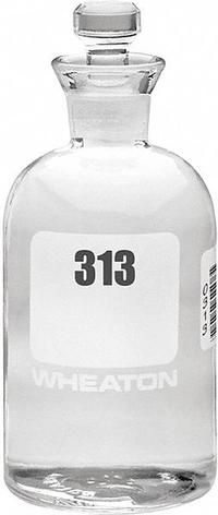 WHEATON BOD Bottle: 300 mL, Robotic Stopper, 165 mm, Colorless, # Sequence: 313-336, ASTM/USP (MPN 227497-14). Key specifications — Closure Type: Robotic Stopper; Mouth Size: Narrow; Brand: WHEATON; Body Color: Colorless.