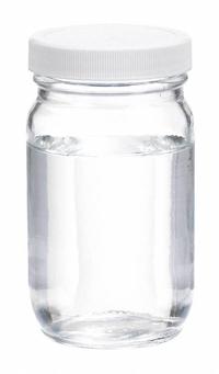 WHEATON Sampling Bottle: 250 mL, 58-400 mm, Colorless, 24 Bottles, 63 mm Body Dia, Soda Lime Glass (MPN W216925). Key specifications — Brand: WHEATON; Graduated: No; Pre-Cleaned: None; Body Color: Colorless; Screw Closure Size: 58-400 mm.
