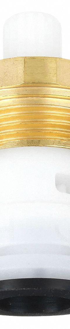 GERBER Cartridge: For Gerber Laundry Faucet Series, Use with Hot Water, Brass (MPN G0098710). Key specifications — Compatible Series: Gerber Laundry Faucet; For Water Temperature: Hot; Compatible Brand: Gerber; Product Type: Cartridge; Material: Brass.