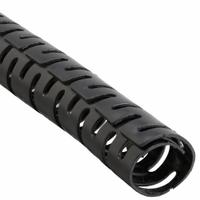 Split Harness Wrap: 3/4 in Inside Dia, Abrasion Resistant, 100 ft Lg, Polyethylene, -40°F to 122°F (MPN PW75F-C20). Key specifications — Color: Black; Material: Polyethylene; Brand: PANDUIT.