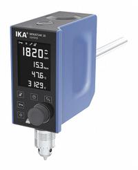 IKA Overhead Mixer: 2,000 RPM Max Speed, 20 N-cm, 10,000 cps Max Viscosity, 15 L Volume, 3.4 lb Wt (MPN 0025005074). Key specifications — Voltage: 100/240V; Maximum Torque: 20 N-cm; Mixing Speed Type: Variable; Brand: IKA; Display Type: Digital.
