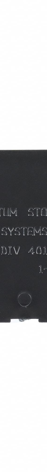 QUANTUM STORAGE SYSTEMS Bin Divider: 5 1/2 in x 2 1/4 in, Not Electrostatic Discharge Conductive (MPN DIV401). Key specifications — Compatible Manufacturer Model Number: QED401; Brand: QUANTUM STORAGE SYSTEMS.