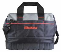 WESTWARD Tool Bag: 17 in W x 8 in D x 13 in H, Black, Polyester, 16 Pockets, 10 Inside Pockets (MPN 53JW37). Key specifications — Color: Black; Brand: WESTWARD; Material: Polyester.