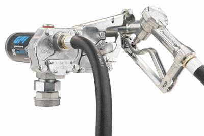 GPI Electric Drum Pump: 12 gpm Max. Flow Rate, 115 V AC, 1/8 hp HP, Pump with Hose & Nozzle - Bung-Mount AC-Powered Fuel Transfer Pumps