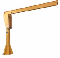 CALDWELL Jib Crane: Base Plate Mounted, 6,000 lb Load Capacity, 168 in Max Lifting Ht (MPN A360-3-14/14). Key specifications — Beam Type: Open Beam; Base Mount Type: Base-Plate Mounted; Body Material: Steel; Brand: CALDWELL; Power Source: Manual; Mount Type: Base Plate Mounted; Lifting Capacity: 4,001 lbs to 6,000 lbs.