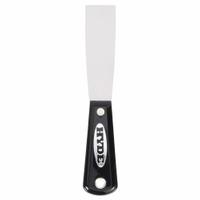 HYDE Putty Knife: Bld. Mat. Carbon Steel, Hdl. Mat. Nylon, Bld. Shp. Straight (MPN 02000). Key specifications — attr1004888: HYDE; attr1029665: Full.