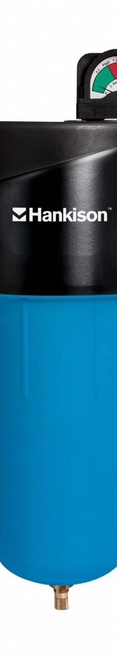 HANKISON Pre/After Filter Package: 0.01 micron, 1 1/2 in NPT, 360 scfm, 150 psi Max Op Pressure (MPN 7456384). Key specifications — attr241482: No; attr110918: Yes; attr110926: Aluminum; attr110904: HANKISON.