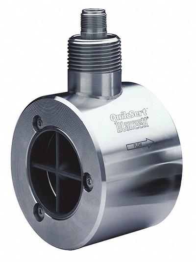 BLANCETT Mechanical Flowmeter: Turbine Flow Meter, Turbine, 2 in Wafer, 2 in Connection Size - Inline Turbine Flowmeters for Water