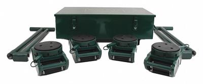 HILMAN ROLLERS Machine Roller Kit: 16,000 lb, 5 in Deck Ht, 5 7/8 in L x 5 7/8 in W - Machine Roller Kits