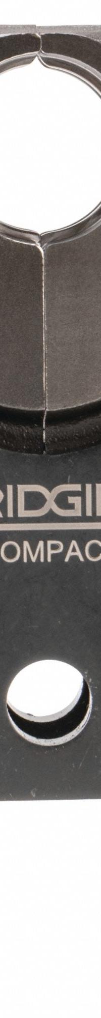 RIDGID Cordless Press Tool Jaw: 7/8 in Pipe, Copper, For RLS Press, Compact Tool Types (MPN 55138R). Key specifications — attr518773: Jaw; attr518762: Copper; attr518771: Steel; attr518761: RLS Press; attr518760: RIDGID.