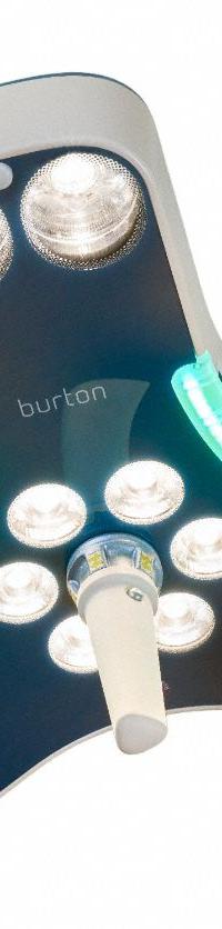 BURTON Surgical Light: LED, 160,000 lux, Ceiling, 4100K, 97 CRI, 80 W Watt, 100 to 240V AC, AP160C02. Key specifications — attr1257711: 100 to 240V AC; attr1257689: 160,000 lux; attr1257759: AP160C02; attr1257760: BURTON; attr1257674: 4100K.