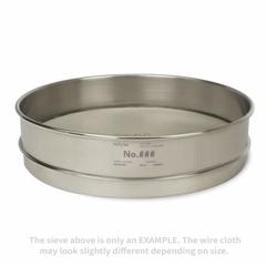 ADVANTECH Standard Stainless Steel Cloth Test Sieve: Stainless Steel, 12 in Outside Dia, 3 in Ht (MPN 500SS12I). Key specifications — Screen Material: Stainless Steel; Brand: ADVANTECH; Frame Material: Stainless Steel; Standards: ASTM E11; US Standard Screen Size: #500.