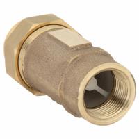 WILKINS Dual Check Valve: 700XL, 1 in Pipe Size, FNPT x FNPT, 40 gpm Flow Rate, 1 in Overall Lg, NPT (MPN 1UFX1F-700XL). Key specifications — Brand: WILKINS; Connection Type: FNPT x FNPT.