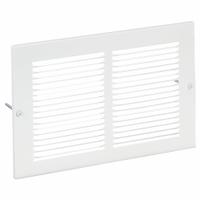 Return Air Grille: Louvered Grille, White, Powder Coated, Steel, 7 3/4 in H, 11 3/4 in W, 1/4 in D (MPN 4MJP5). Key specifications — Mounting Location: Ceiling; Brand: APPROVED VENDOR; Fire Rating: Not Fire Rated.
