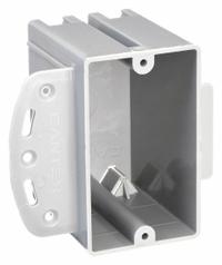 CANTEX Electrical Box: PVC, Nonmetallic Material & Nominal Size, Rectangular, 1 Gangs, 3 in Box Dp (MPN EZ20SBR). Key specifications — Brand: CANTEX; Bracket Style: Without Bracket; Clamp Style: NMSC.