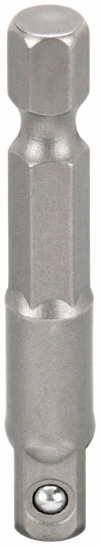 EAZYPOWER Power Socket Adapter: 1/4 in Output Drive Size, Square, 2 in Overall Lg, Chrome (MPN 73348). Key specifications — attr1204821: Chrome; attr1204826: Locking Not Included; attr1204834: Square; attr1204841: EAZYPOWER.