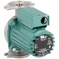 Circulating Pump: 1/8 hp HP, 115V AC, Stainless Steel, 1, 10 gpm, 35 ft Max. Head, Inline (MPN 009-SF5). Key specifications — Nameplate Voltage: 115V AC; Connection Type: Flange; Brand: TACO; Includes Volute: Volute Included; System Type: Potable Water.