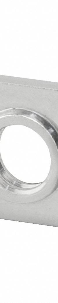 T-Slot Framing System Fasteners: 1/4"-20 Size, 1/8 in Thread Lg, 10 Series, Single Center (MPN 3675-10). Key specifications — Fastener Type: T-Nut; Material: Stainless Steel; T-Slot Fastener Type: T-Nut; Threaded Hole Location: Single Center; Compatible Series: 80/20 10 Series; System of Measurement: Inch; Brand: 80/20; Mounting Type: Slide-In.