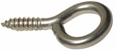 BIRD BARRIER Screw Eye: Screw Eye, Stainless Steel, Silver, 1 1/2 in Overall Lg, 1/2 in Dp, 20 PK (MPN ni-se20). Key specifications — Brand: BIRD BARRIER; Material: Stainless Steel; Color: Silver.