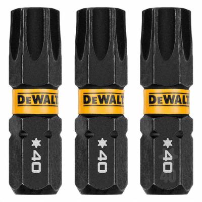 DEWALT Insert Bit: Insert Bit, T40 Bit Size, Torx Head, T40 Bit Industry Size - Insert Torx Bits