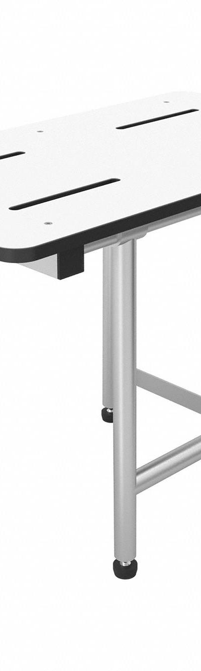 WINGITS RECTANGULAR SHOWER SEAT: Phenolic - Shower Benches & Seats