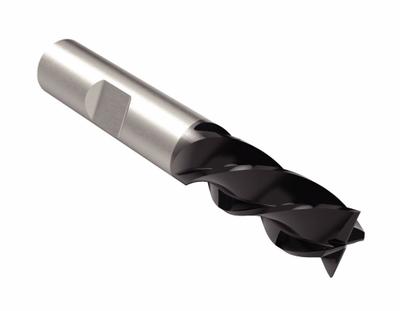 WIDIA HANITA Square End Mill: Carbide, AlTiN Coated, 4 Flute, 1" Mill Dia, 1-1/2" LOC - Fast-Cutting Carbide Square End Mills for Steel & Cast Iron