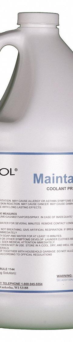 VALCOOL pH Adjuster: Maintainer P, 1 gal, Bottle (MPN MAINTAINER-P-6X1). Key specifications — attr1086248: MAINTAINER-P-6X1; attr1086251: Maintainer P; attr1086252: VALCOOL; attr1086253: Clear.