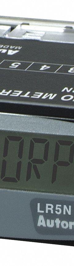 AUTONICS Pulse Meter: 0.1 RPM Min RPM, 10,000 RPM Max RPM, 0.1% of Reading RPM Accuracy, 0.1 RPM (MPN LR5N-B). Key specifications — Input Voltage: 3V DC; RPM Accuracy: 0.1% of Reading; Brand: AUTONICS.
