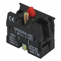 DAYTON Contact Block: 22 mm Panel Mounting Size, 1NC, Momentary, Universal Series, Screw Terminals (MPN 20C817). Key specifications — Switch Action: Momentary; Terminal Connection Type: Screw Terminals; Brand: DAYTON; Compatible with Series: Universal.