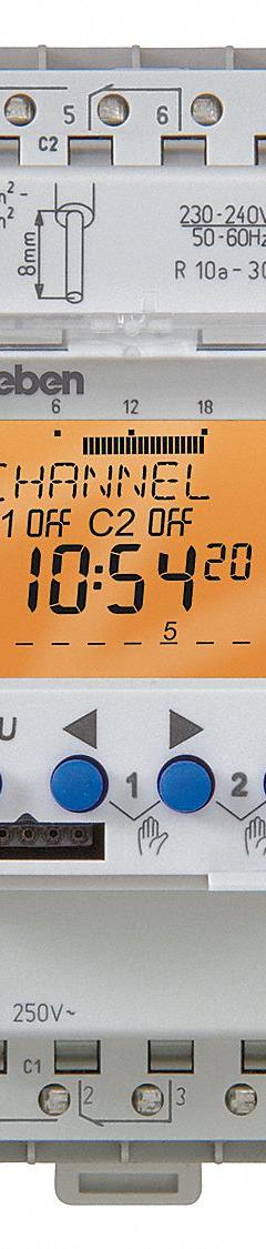 THEBEN Electronic Timer: 7 day, SPDT, 120V AC, 56 Events Available, Digital (MPN TR-612-TOP-2-120V). Key specifications — Astronomic Functionality: Not Astronomic; Brand: THEBEN.