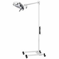 WALDMANN Exam Light: LED, 80,000 lux @ 1 m, Floor Stand, 4500K, 95 CRI, 30 W Watt, 100 to 240V AC (MPN D16135000). Key specifications — Operating Voltage: 100 to 240V AC; Illumination: 80,000 lux @ 1 m; Manufacturer Part Number: D16135000; Brand: WALDMANN; Color Temperature: 4500K.