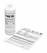 PARKER Lubricator Oil: Mfr Part # F442001. Key specifications — attr163835: F442001; attr163842: Airline Oil; attr163844: 6B306; attr163845: C12-02-FKS0; attr163846: D18.