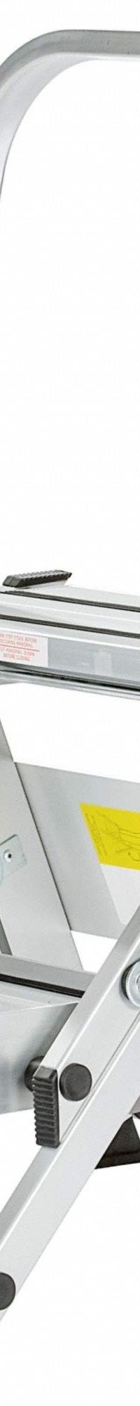 XTEND + CLIMB Step Stool: 2 Steps, 2.8 ft Overall Ht, 375 lb Load Cap, Aluminum, 18 in Standing Ht (MPN WT-2). Key specifications — Brand: XTEND + CLIMB; Color: Silver; Includes: Foldable Handrails.