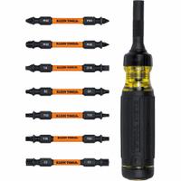 KLEIN TOOLS: Phillips/Slotted/Square/Torx Tip, 14 Tips, 9 1/2 in Overall Lg, Cushion/Molded Grip (MPN 32315HD). Key specifications — attr1205339: Phillips: #0, #1, #2, #3; attr1205303: KLEIN TOOLS.