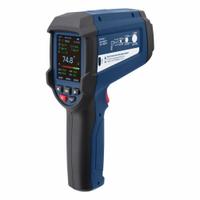 REED INSTRUMENTS Infrared Thermometer: R2340, Avg/Difference/Max Temp/Min Temp, Adj @ 0.10 to 1.00. Key specifications — Features: Internal Memory Stores Up To 999 Data Points; Testing Functions: Difference; Temperature Alerts: High Temperature; Standards: CE; Resolution °F: 0.1°F; Manufacturer Part Number: R2340; Mounting Style - NEW: Handheld Only; Intrinsic Safety - NEW: Not Specified Intrinsically Safe.