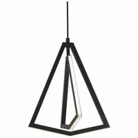 AFX INC. Pendant: 12 5/8 in Dia, 14 7/8 in Ht, Black, 1,000 lm, 3000K, 20 W, 120V AC, Dimmable (MPN GNAP15L30D1BK). Key specifications — attr1257651: 120V AC; attr1257625: AFX INC.; attr1257628: 3000K; attr1257630: Yes; attr1257619: Black.