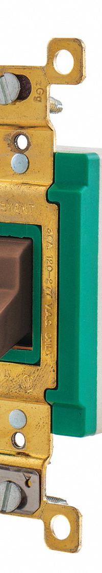 BRYANT Wall Switch: Toggle Switch, 3-Way, Maintained, Brown, 120/277V AC, 30 A (MPN 3003BRN). Key specifications — Illuminated: No; Voltage Rating: 120/277V AC.