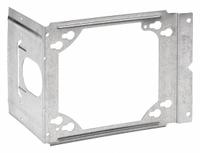 B-LINE BY EATON Mounting Bracket: Galvanized Steel, Silver, 1 in Overall Dp, 1 in Overall Wd (MPN BB4-23). Key specifications — Brand: B-LINE BY EATON; Accessory Type: Box Support Bracket; Color: Silver; Material: Galvanized Steel.