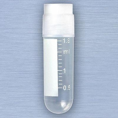 APPROVED VENDOR Cryogenic Vial: Cryogenic, Polypropylene, 2 mL, 12.5 mm Body Dia, Sterile - Plastic Cryogenic Vials