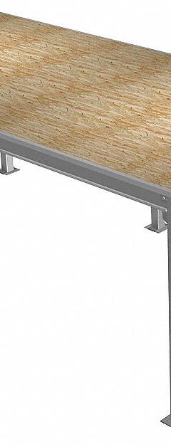 PORTA-KING Platform Mezzanine: 12 ft x 24 ft x 9 ft, Unassembled, 288 sq ft, OSB (MPN PK-1224). Key specifications — Deck Material: OSB; Brand: PORTA-KING.