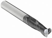 APPROVED VENDOR Square End Mill: Carbide, AlTiN Coated, 2 Flute, 31/64" Mill Dia, 1" LOC, 3" OAL (MPN 204-031195)