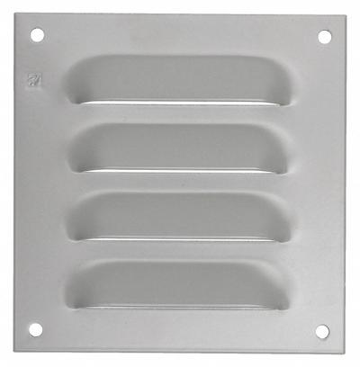 HOFFMAN Louvered Vent Kit: Louver Plate Kit, Mild Steel, 5.62 in Overall Ht, 5.5 in Overall Wd - Louver Plate Kits