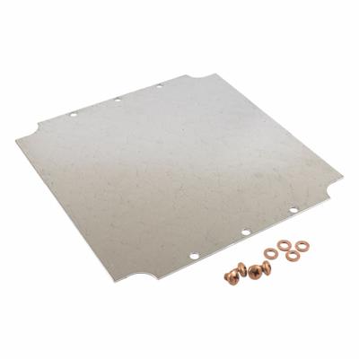 HAMMOND Inner Panel: Back Panel Panel, 9.37 in Overall Ht, 9.13 in Overall Wd, Steel - Interior Mounting Panels