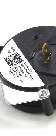 GOODMAN Air Pressure Switch: Mfr Part # B1370126. Key specifications — Manufacturer Part Number: B1370126; Product Type: Air Pressure Switch.